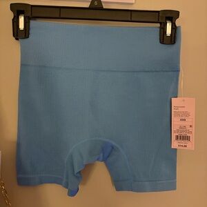NWT Blue Biker Shorts